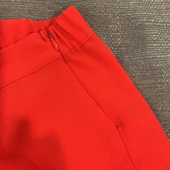 Venus RED wide leg Slacks, high/low at bottom Sz S - Picture 8 of 13